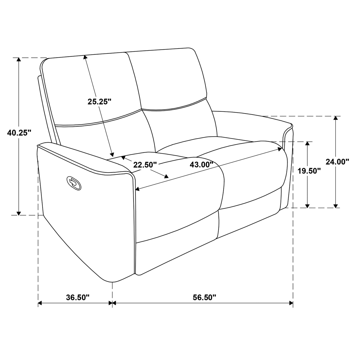 Navarro 3-piece Upholstered Reclining Sofa Set Dark Brown