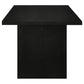 Decker 7-piece 82-inch Rectangular Dining Set Grey and Black