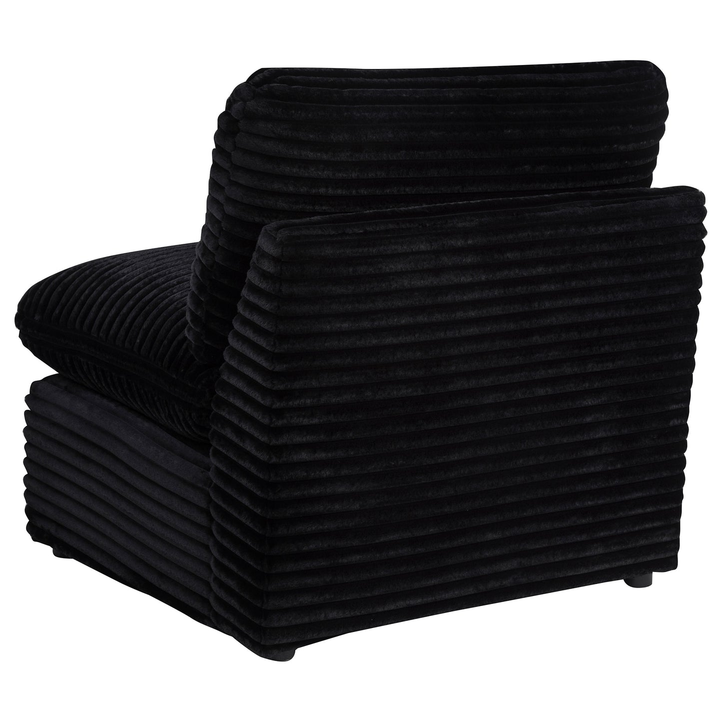 Collins Modular Armless Chair Black