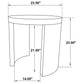 Sweeney 3-piece Coffee and End Occasional Table Set Dark Walnut