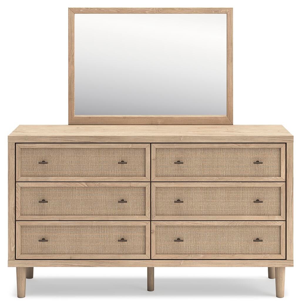 Cielden King Panel Headboard, Dresser and Mirror
