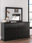 Maribel Twin Panel Bed, Dresser and Mirror