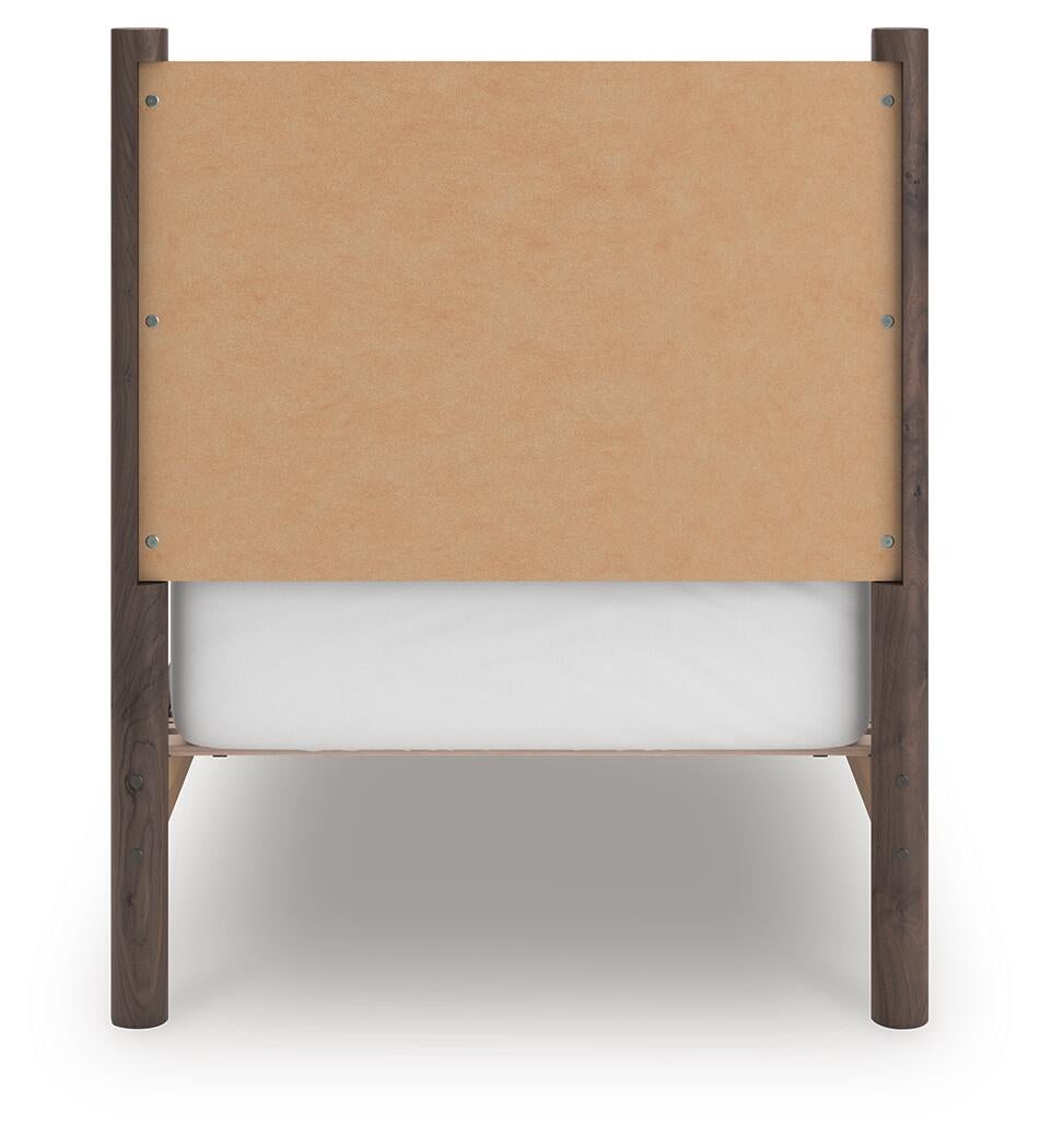 Pamytta Twin Panel Platform Bed, Dresser, Mirror, Chest and Nightstand
