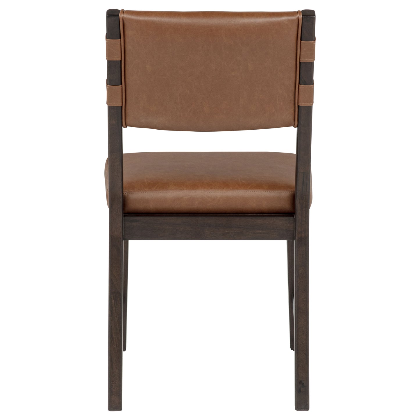 Tegan Faux Leather Upholstered Dining Side Chair Cognac (Set of 2)