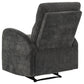 Hamilton Chenille Upholstered Manual Recliner Charcoal Grey