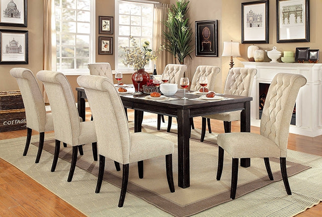 Sania - 9 Pc Dining Table Set