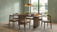 Cullen Dining Side Chair Upholstered Seat Walnut (Set of 2)