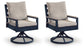East Beach Swivel Chair w/Cushion (2/CN)