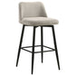 Mellor Fabric Upholstered Swivel Bar Chair Slate Brown (Set of 2)