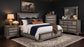 Cresswell 3-drawer Nightstand Bedside Table Weathered Taupe