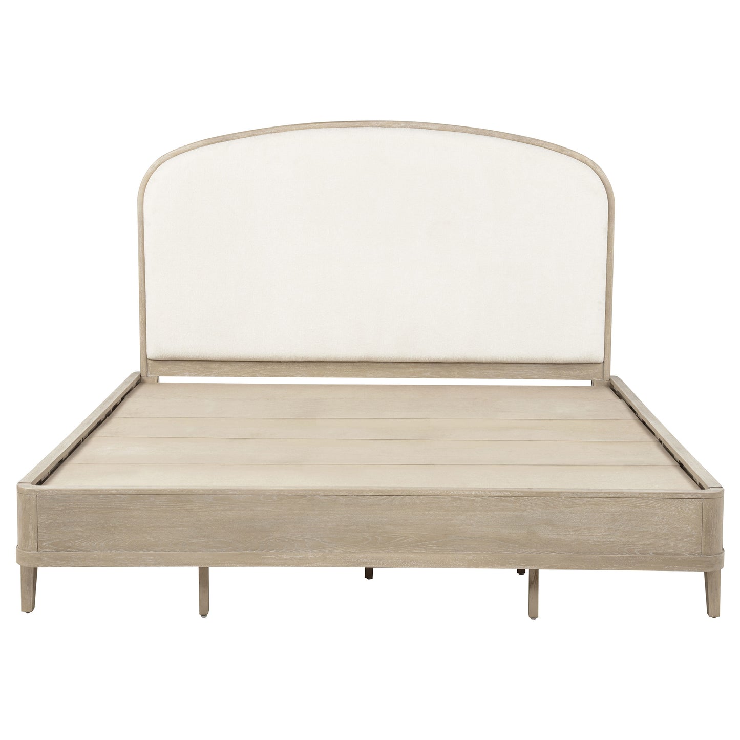 Lucaire Queen Upholstered Panel Bed Sandstone