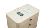 Lucaire 3-drawer Nightstand Bedside Table Sandstone