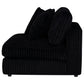 Blaine Upholstered Armless Chair Black