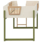 Evren Twin Storage Loft Bed 4-piece Set with Chest and Bookcases Tri-Tone