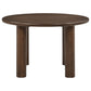 Faulkner 5-piece 48-inch Round Dining Set Cream