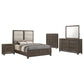 Farre 5-piece Eastern King Bedroom Set Dark Brown