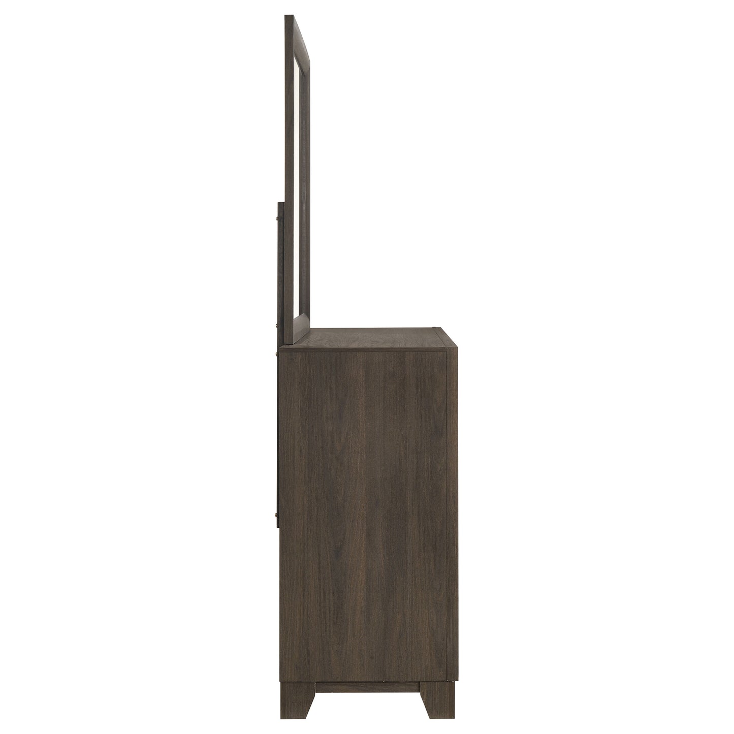Farre 6-drawer Dresser with Mirror Dark Brown