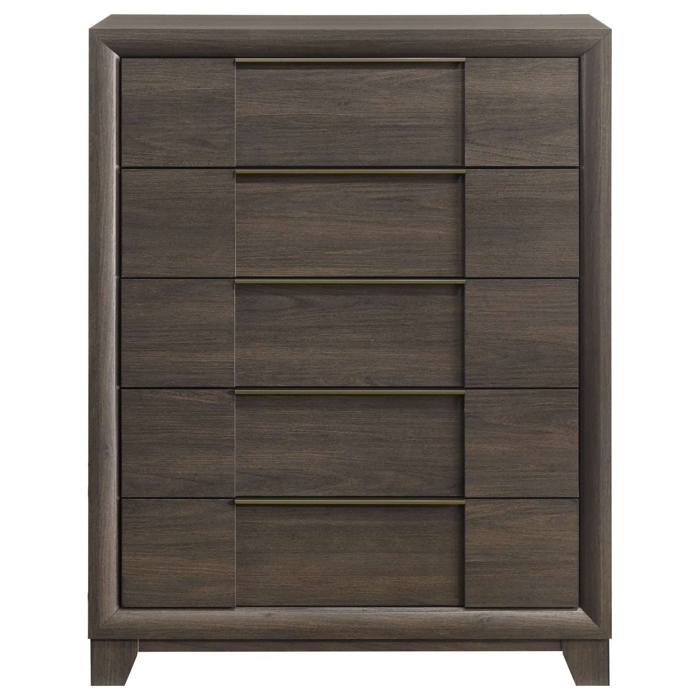 Farre 5-drawer Chest of Drawers Dark Brown