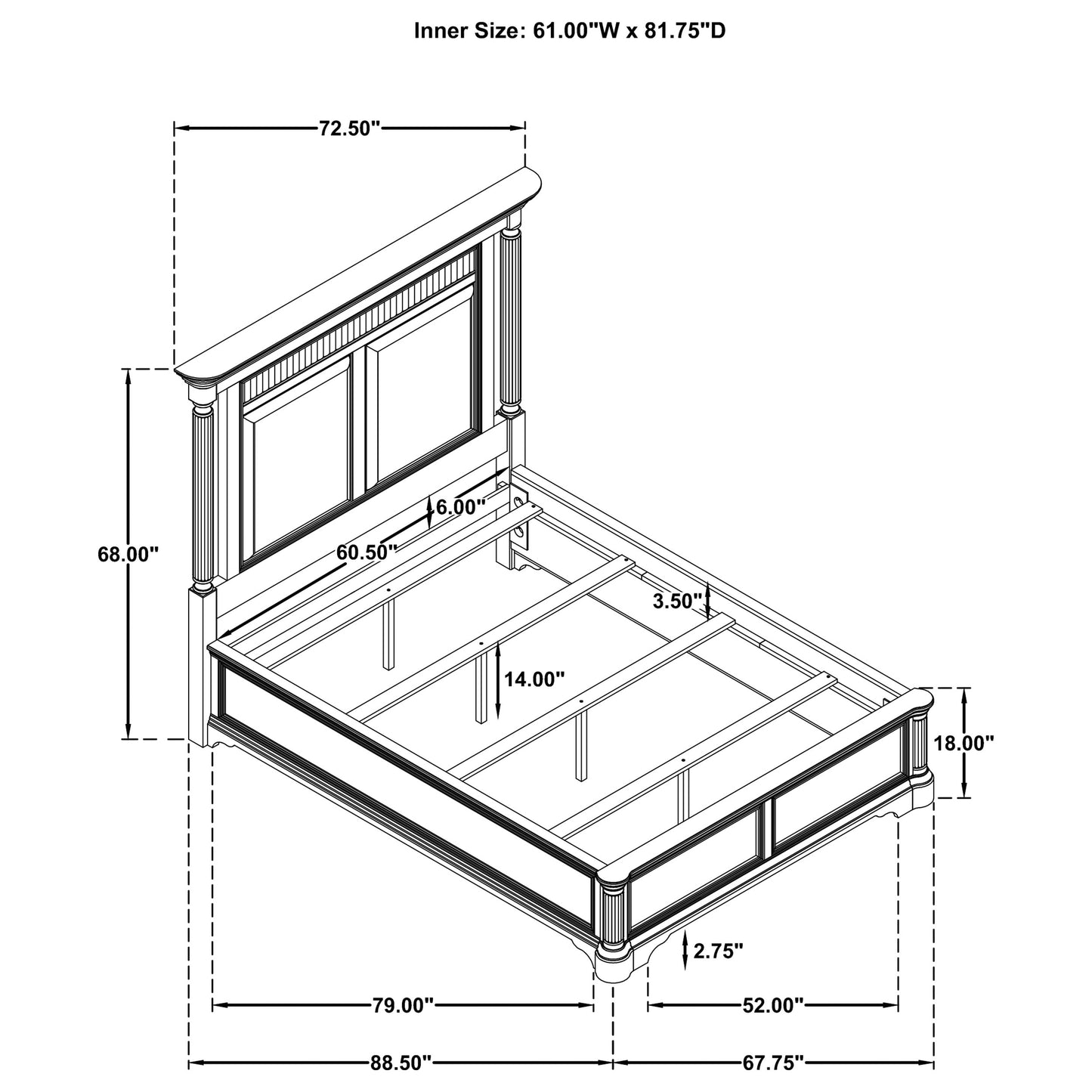 Cresswell 4-piece Queen Bedroom Set Weathered Taupe