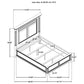 Cresswell 4-piece Queen Bedroom Set Weathered Taupe