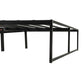 Gates Full Heavy-Gauge Metal Platform Bed Frame Black