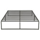 Gates Queen Heavy-Gauge Metal Platform Bed Frame Black