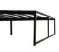Gates Queen Heavy-Gauge Metal Platform Bed Frame Black