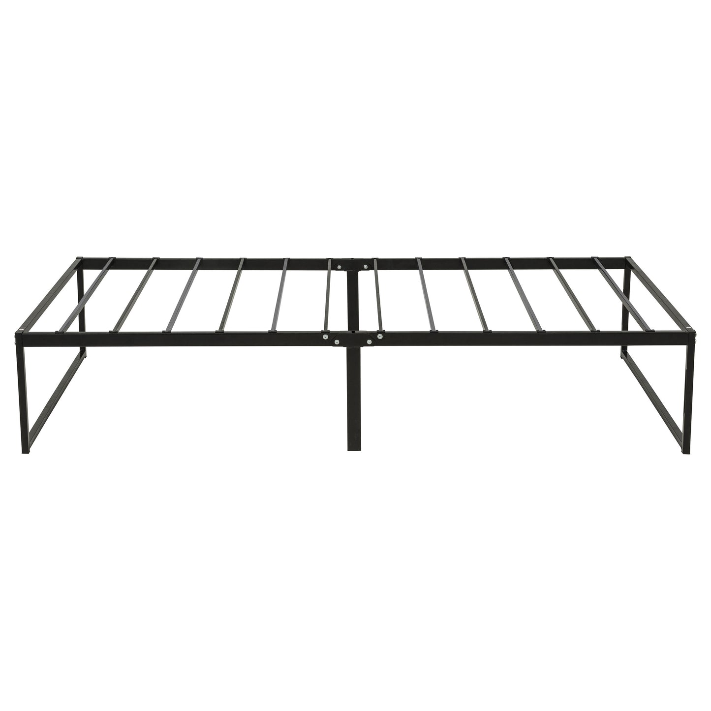 Gates Twin Heavy-Gauge Metal Platform Bed Frame Black