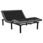 Weston Full Dual-Motor Massage Adjustable Bed Base in Black and Grey
