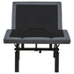 Weston Twin XL Dual-Motor Massage Adjustable Bed Base in Black and Grey