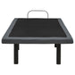 Weston Twin XL Dual-Motor Massage Adjustable Bed Base in Black and Grey