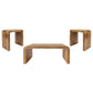 Booker 3-piece Mango Wood Coffee and End Table Set Natural