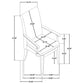 Cresswell 7-piece 104-inch Extension Dining Set Weathered Taupe