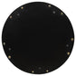 Naser 48-inch Round Glass Top Dining Table Dark Walnut