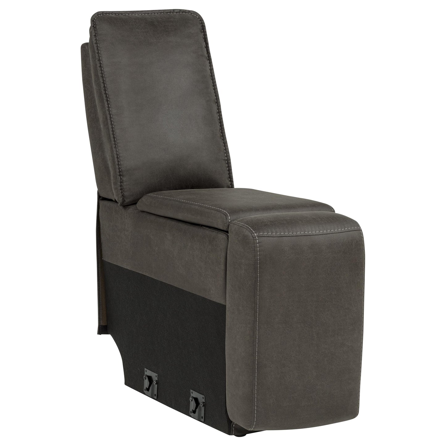 Marcell 5-Piece 3-Seat Power Home Theater Seating with Dual Consoles Grey