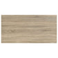 Garza 3-Piece Rectangular Coffee Table Set Greige Oak