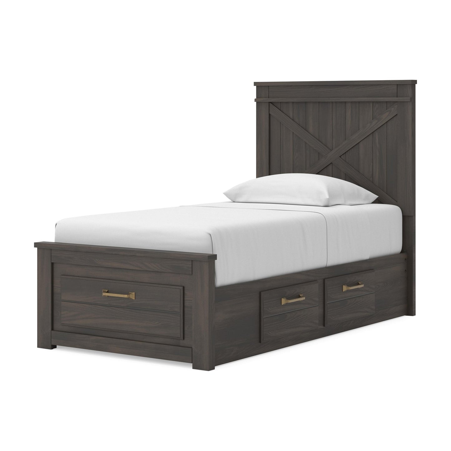 Vonitta Bay Twin Panel Storage Bed