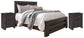 Brinxton Queen Panel Bed with 2 Nightstands