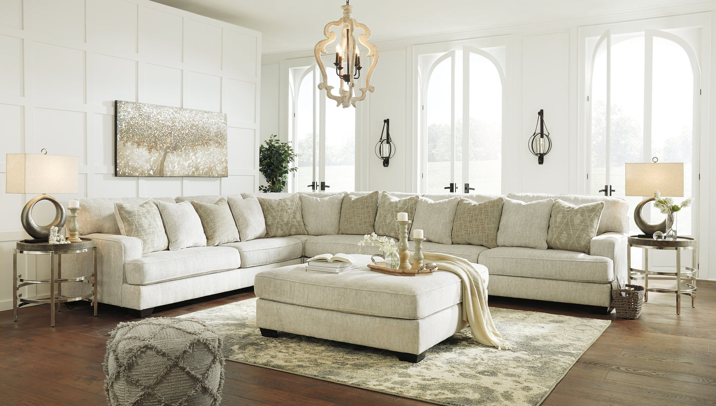Rawcliffe 4-Piece Sectional with Ottoman