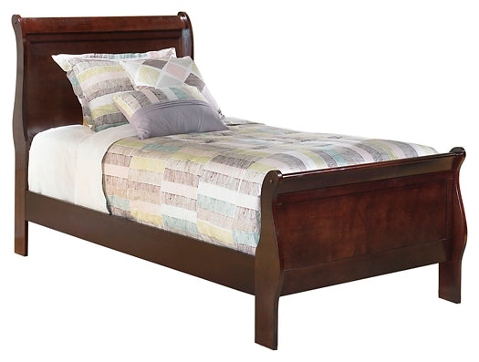 Alisdair Twin Sleigh Bed with 2 Nightstands