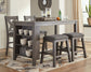 Caitbrook Counter Height Dining Table and 4 Barstools
