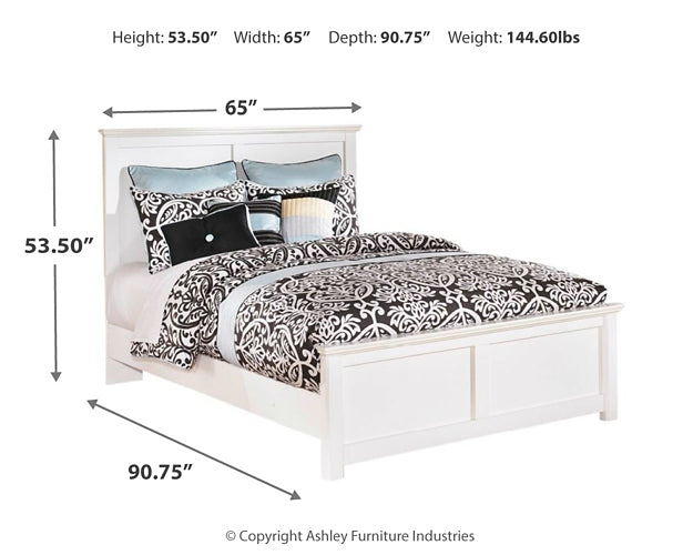 Bostwick Shoals Queen Panel Bed with Mirrored Dresser and 2 Nightstands