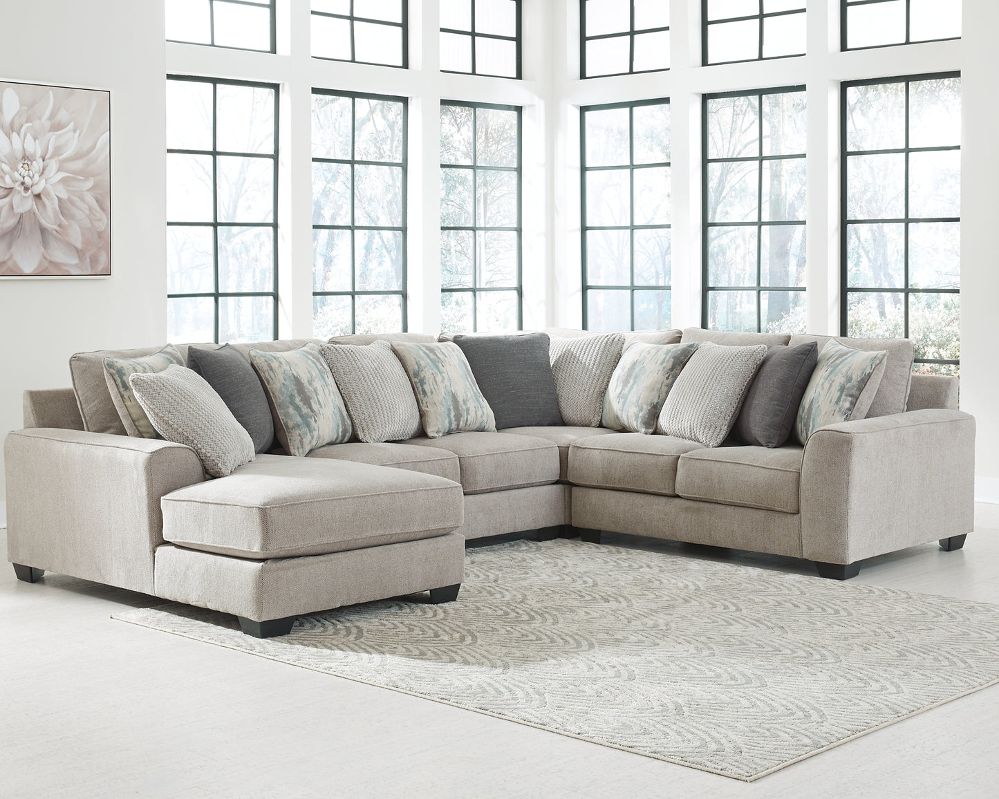 Ardsley 5-Piece Sectional with Ottoman