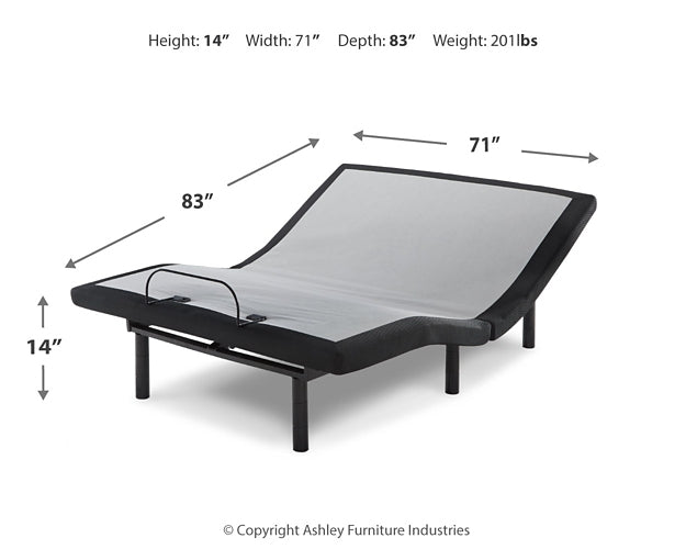 Chime 10 Inch Hybrid Mattress with Adjustable Base