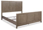 Chrestner Queen Panel Bed with Mirrored Dresser and Chest
