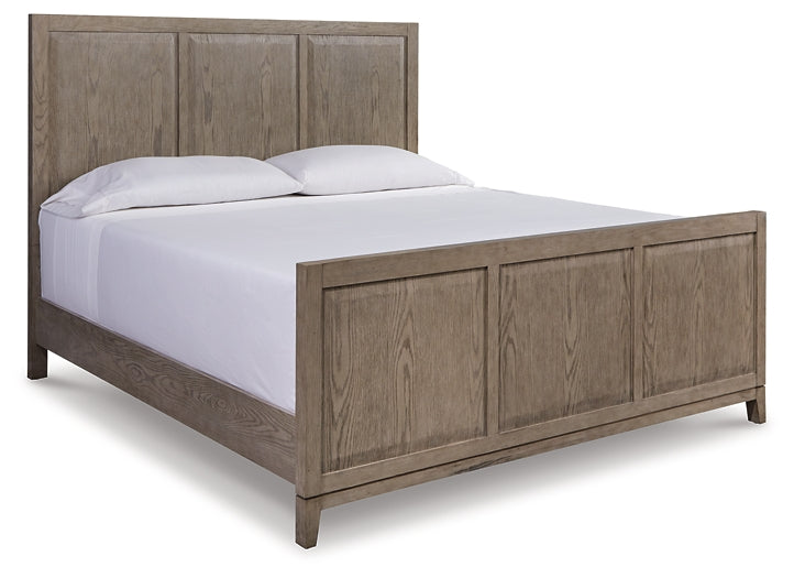 Chrestner California King Panel Bed with Dresser