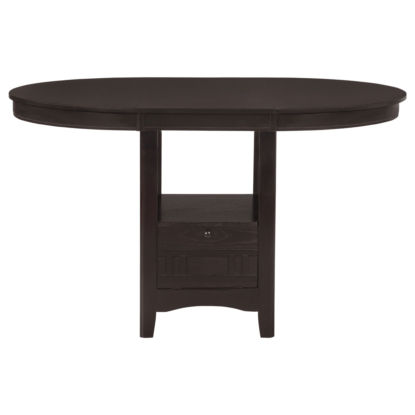 Lavon Oval Counter Height Table Espresso