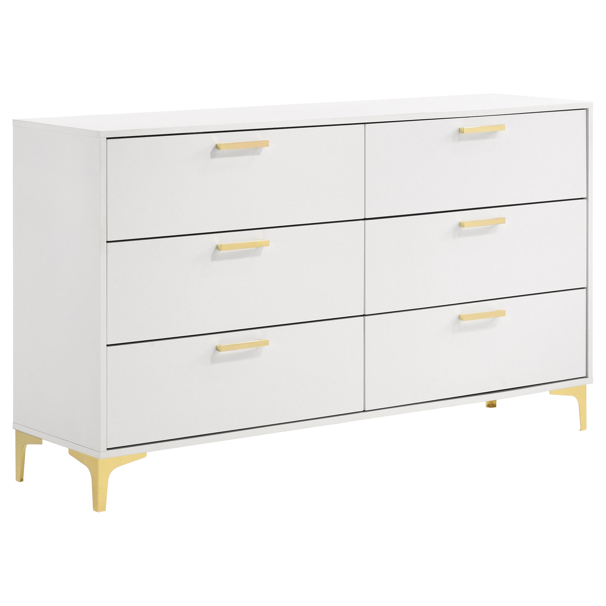 Kendall 6-drawer Dresser White – New Age Chicago Furniture Co