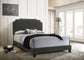 Tamarac Upholstered Full Panel Bed Grey