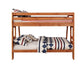 Wrangle Hill Wood Twin Over Full Bunk Bed Amber Wash